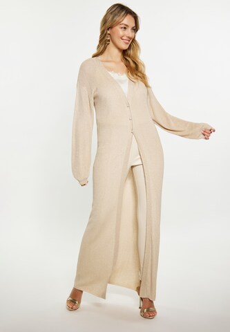 faina Strickjacke in Beige: Vorderseite