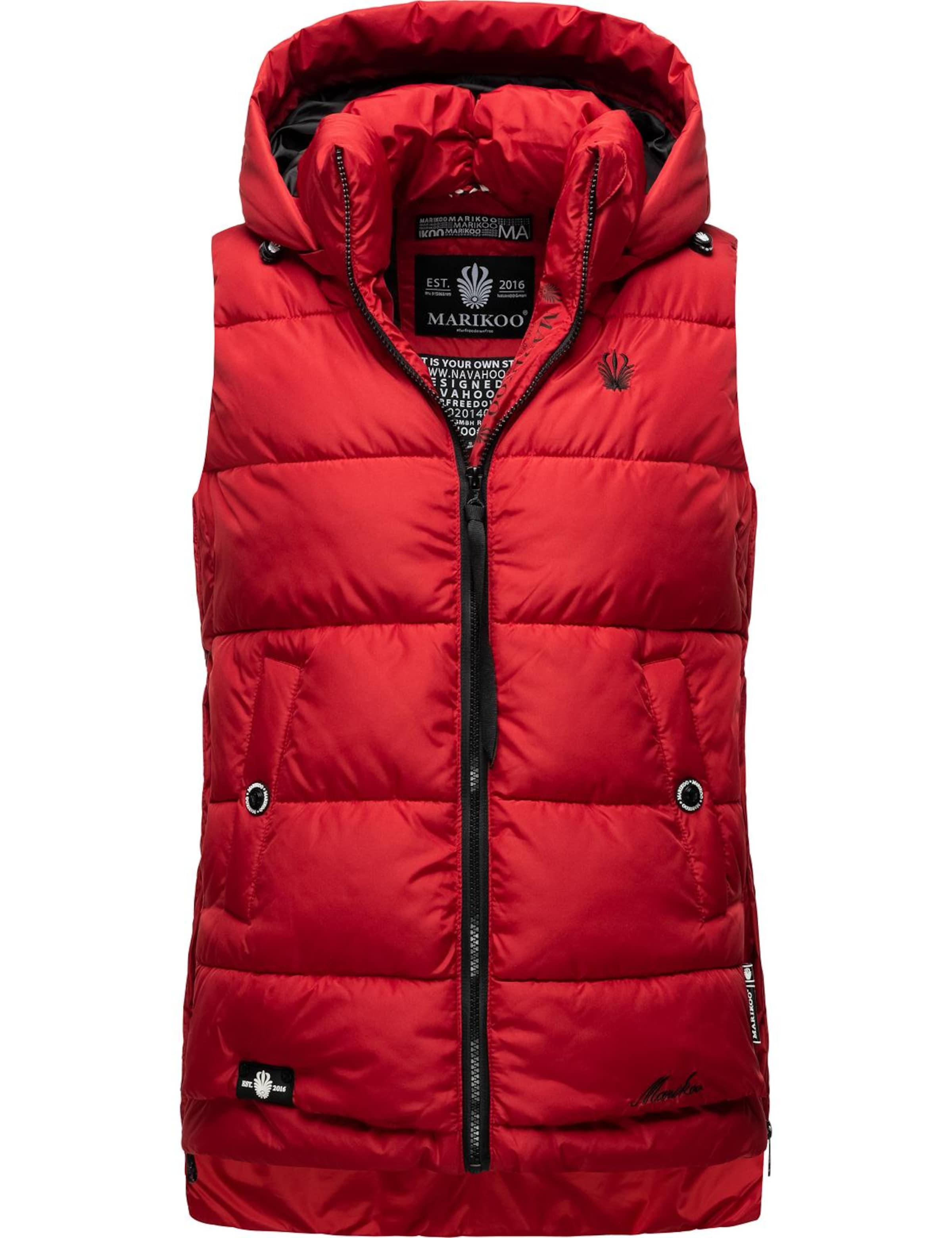 MARIKOO Bodywarmer &#x27;Zarinaa&#x27; in Rood: voorkant