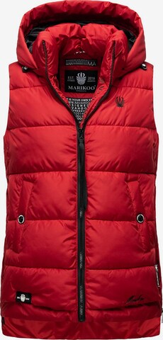 MARIKOO Vest 'Zarinaa' in Red: front