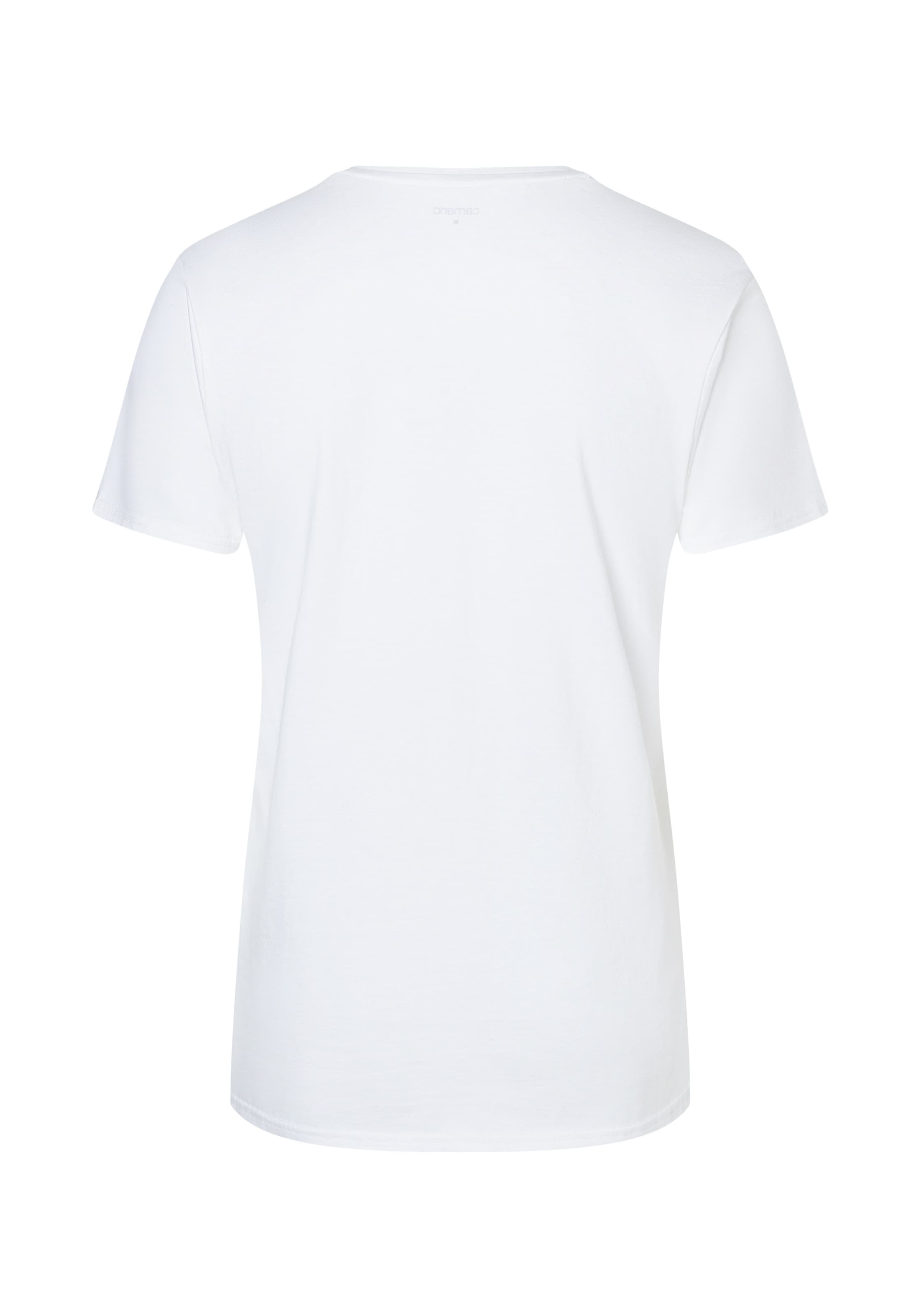 Maglietta di camano in bianco