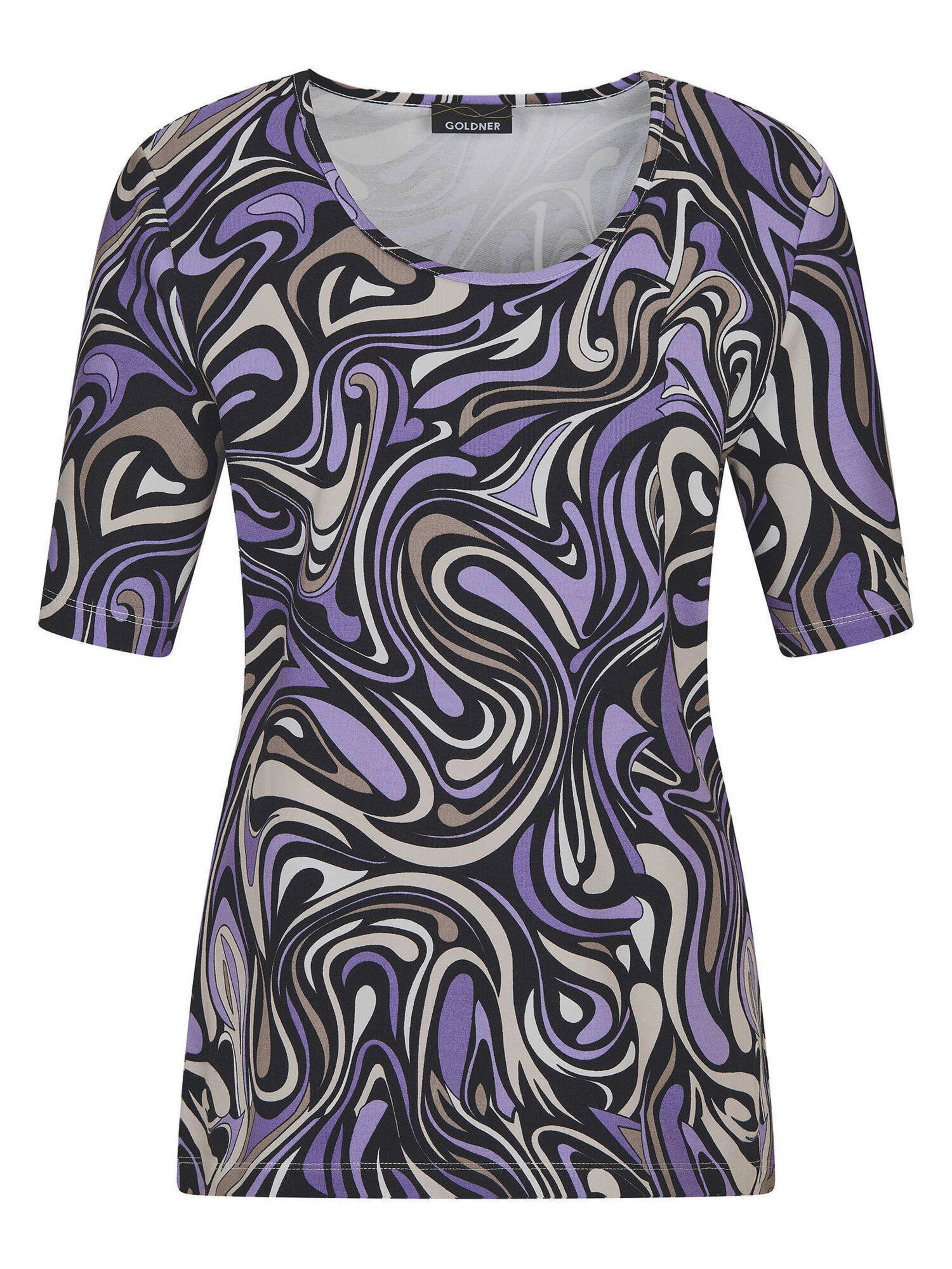 Goldner Shirt in Purple: front