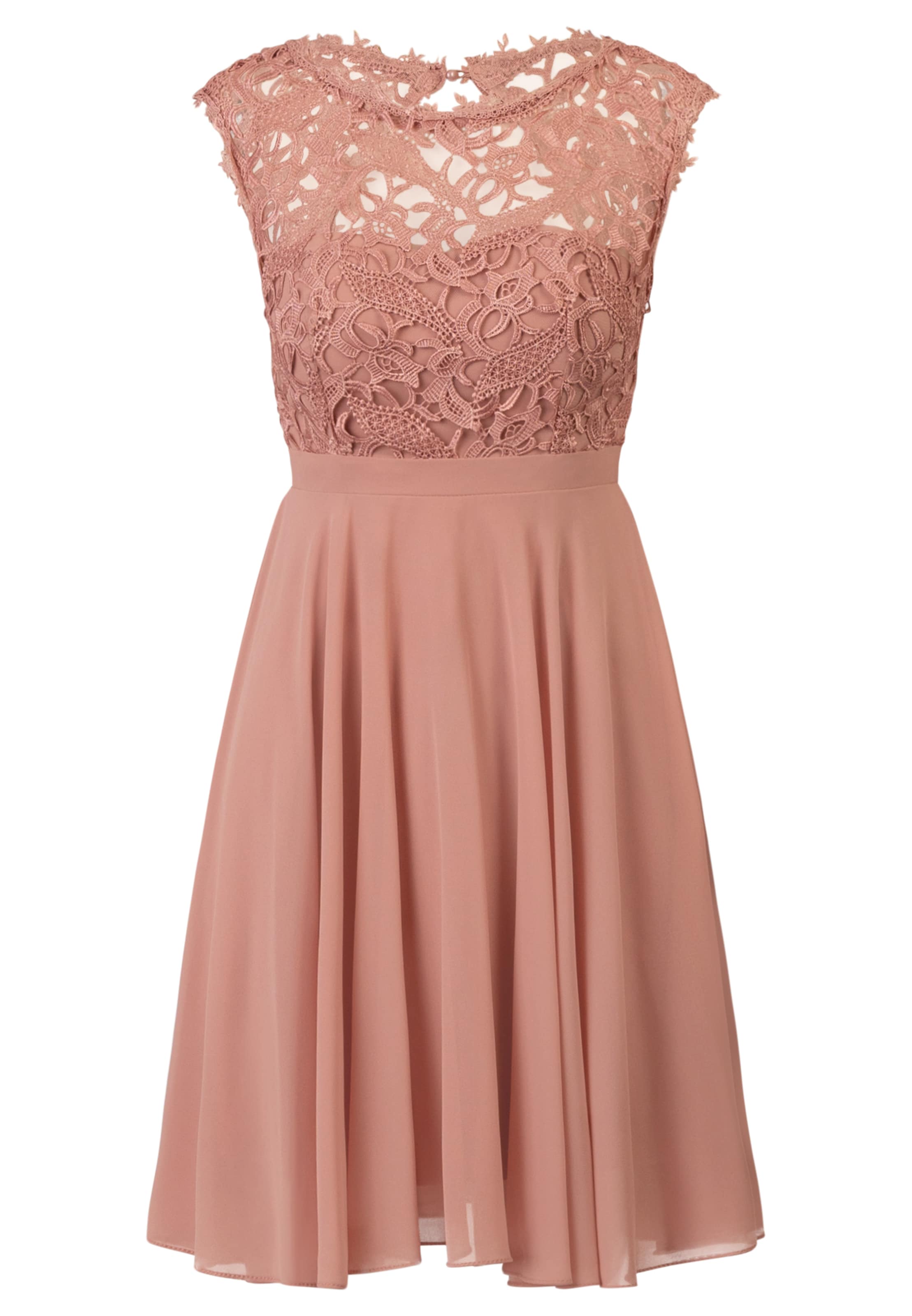 rozā Kraimod Kokteiļkleita: no priekšpuses