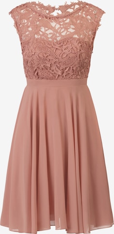 Robe de cocktail Kraimod en rose : devant