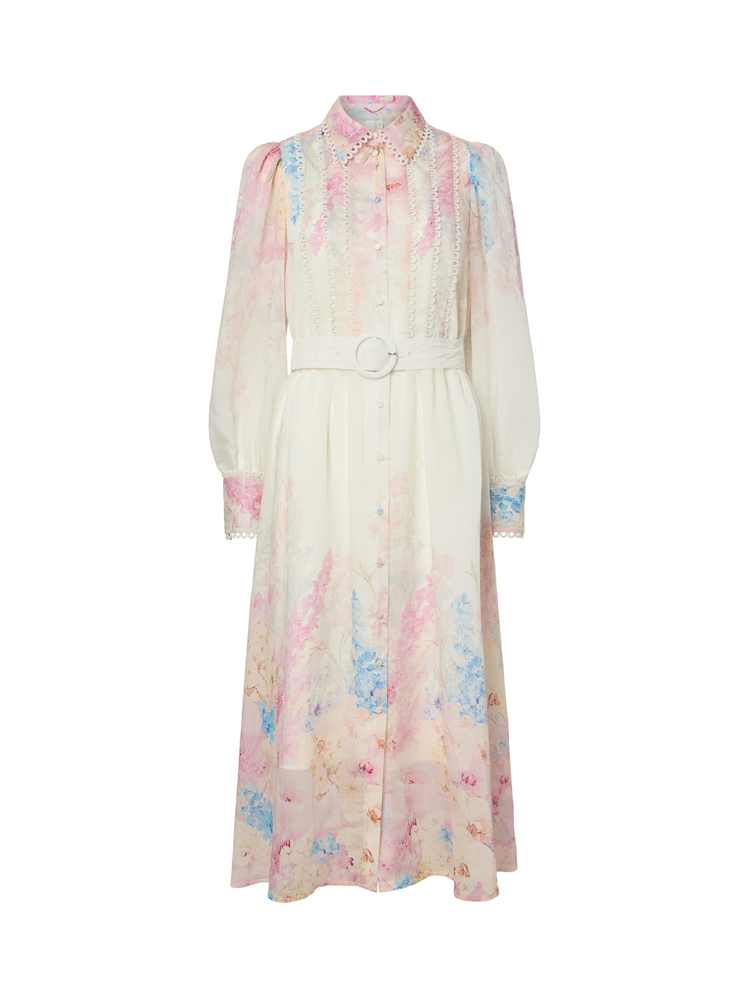 YAS Shirt Dress 'YASFLORENCE' in Beige: front