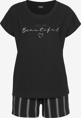 juoda VIVANCE Pižama: priekis