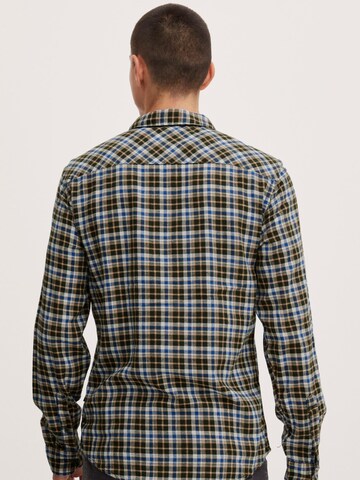 Coupe regular Chemise ' 20714322 ' BLEND en bleu