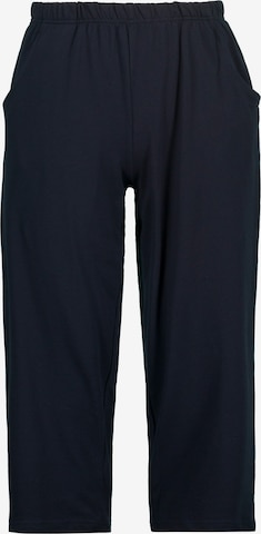 Ulla Popken Regular Broek in Blauw: voorkant