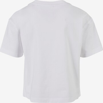 T-Shirt 'Pleat' Urban Classics en blanc