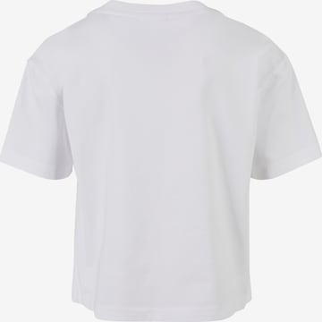 Urban Classics T-Shirt 'Pleat' in Weiß