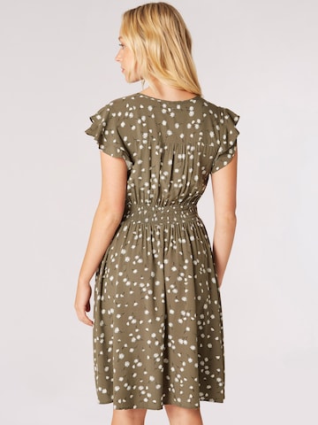 Apricot Ditsy Daisy Mini Dress ' ' in Grün