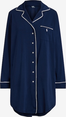 Polo Ralph Lauren Nachthemd in Blauw: voorkant