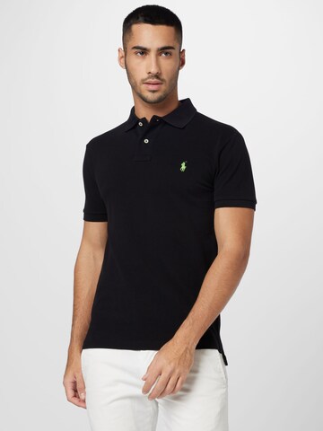 Coupe regular T-Shirt Polo Ralph Lauren en noir : devant