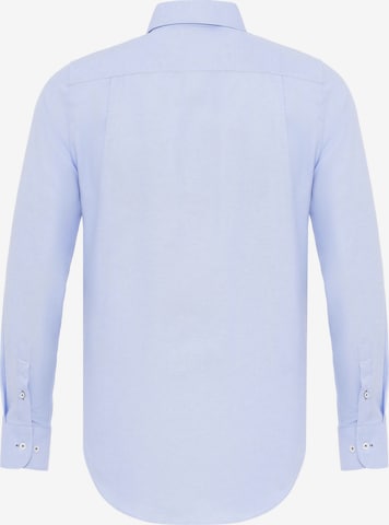 DENIM CULTURE Regular Fit Hemd 'JADON' in Blau