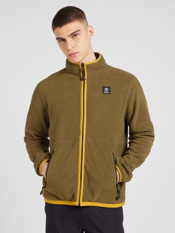 TIMBERLAND Fleecejacke in Grün: Vorderseite