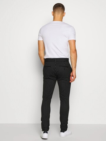 Denim Project Regular Trouser ' Ponte ' in Schwarz