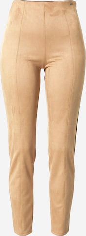 GUESS Skinny Leggings 'MAYA' in Beige: predná strana