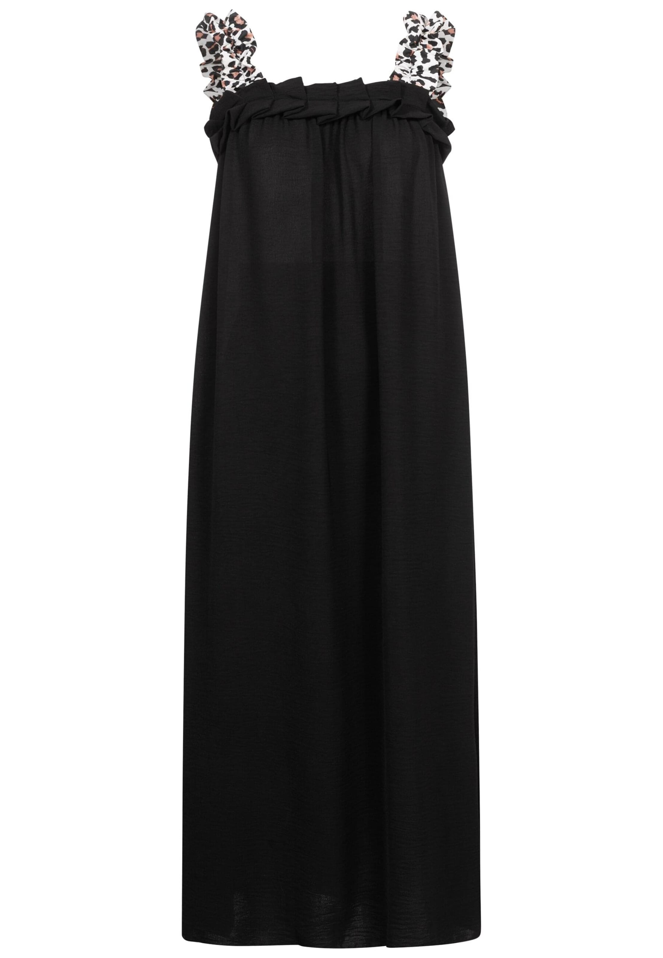 Cloud5ive Jurk in Zwart: voorkant