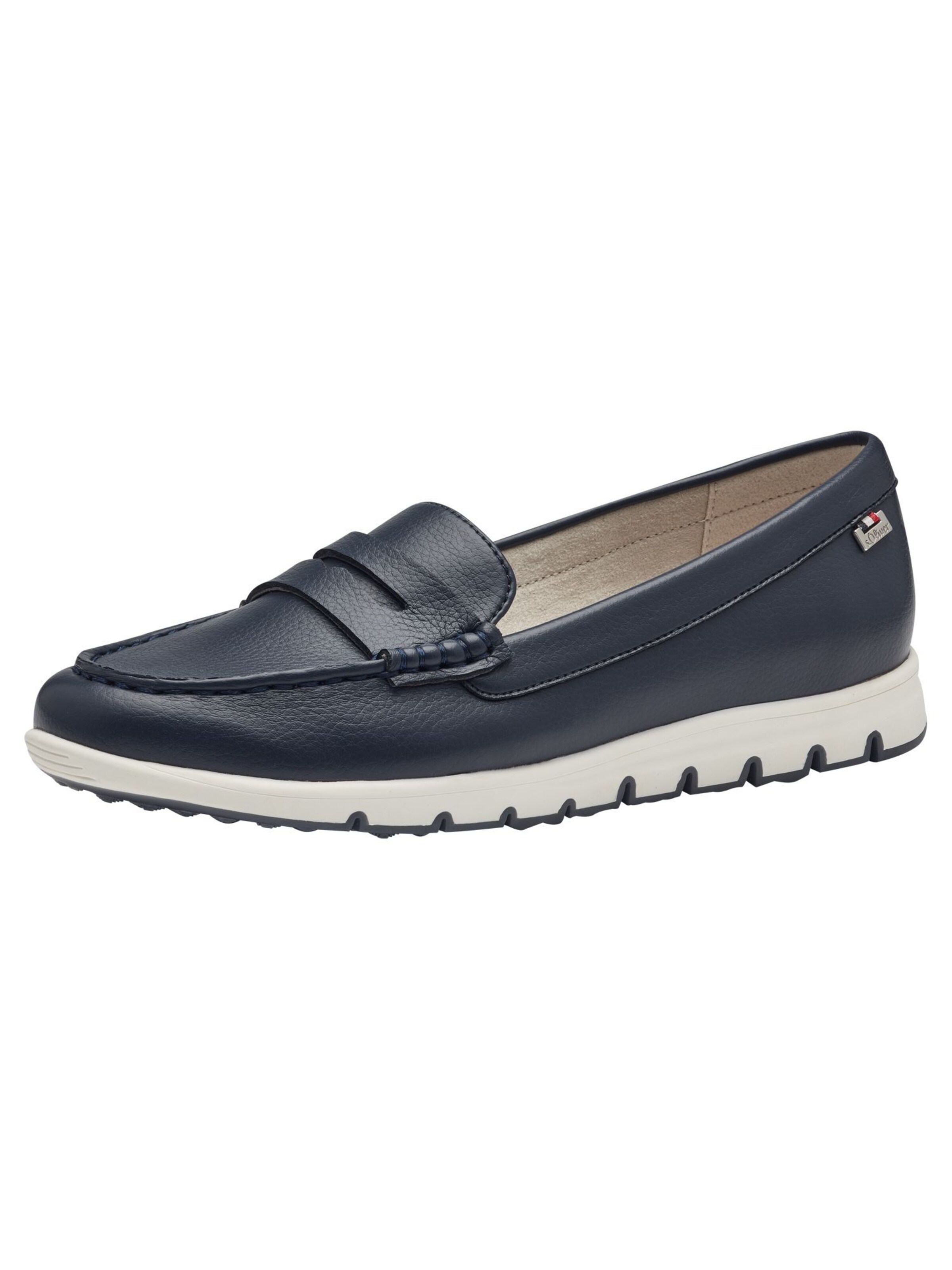 s.Oliver Mocassins in Blauw: voorkant