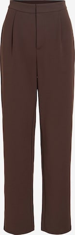 VILA Slimfit Broek 'VIClara' in Bruin: voorkant