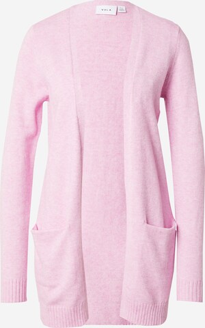 VILA Knit cardigan 'Ril' in Pink: front