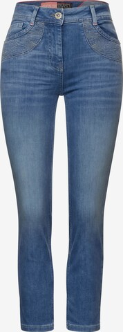 CECIL Slimfit Jeans 'Toronto' in Blauw: voorkant