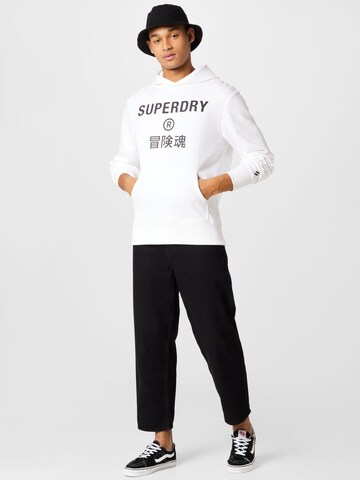 Superdry Športna majica | bela barva