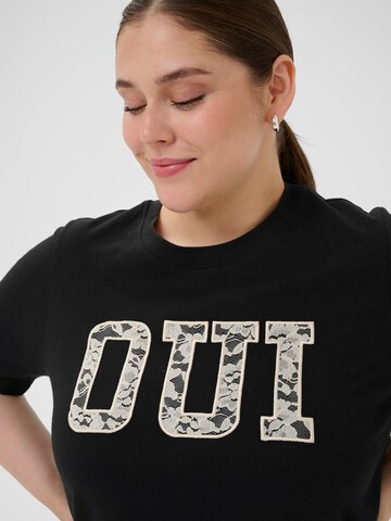 KAFFE CURVE Paita 'KCLucie' värissä musta