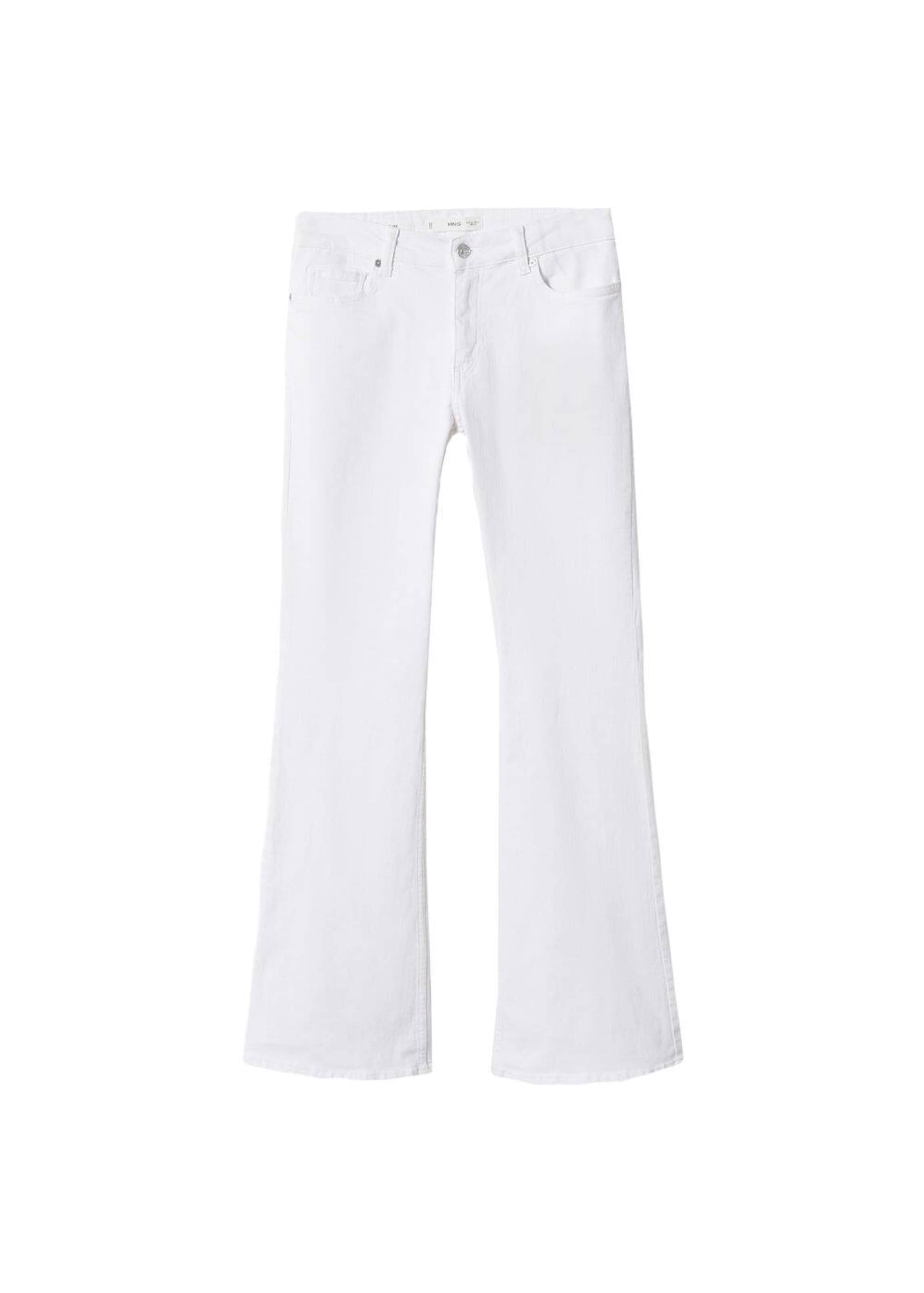 MANGOFlared/zvonoliki kroj Traperice - bijela boja: prednji dio