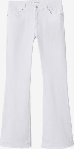 MANGO Rozkloszowany krój Jeansy w kolorze biały: przód