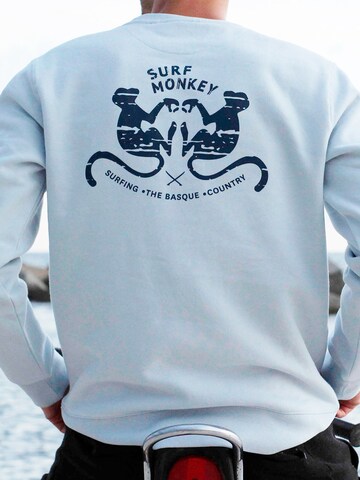 Sweat-shirt Surf Monkey en bleu