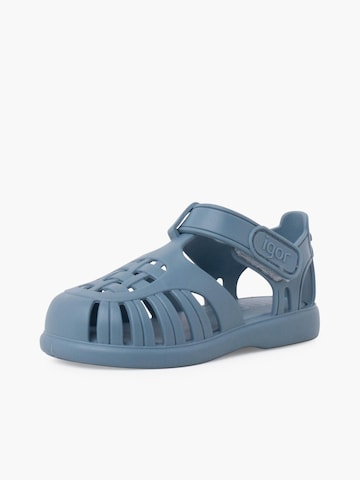 IGOR Beach & Pool Shoes in Blue: front