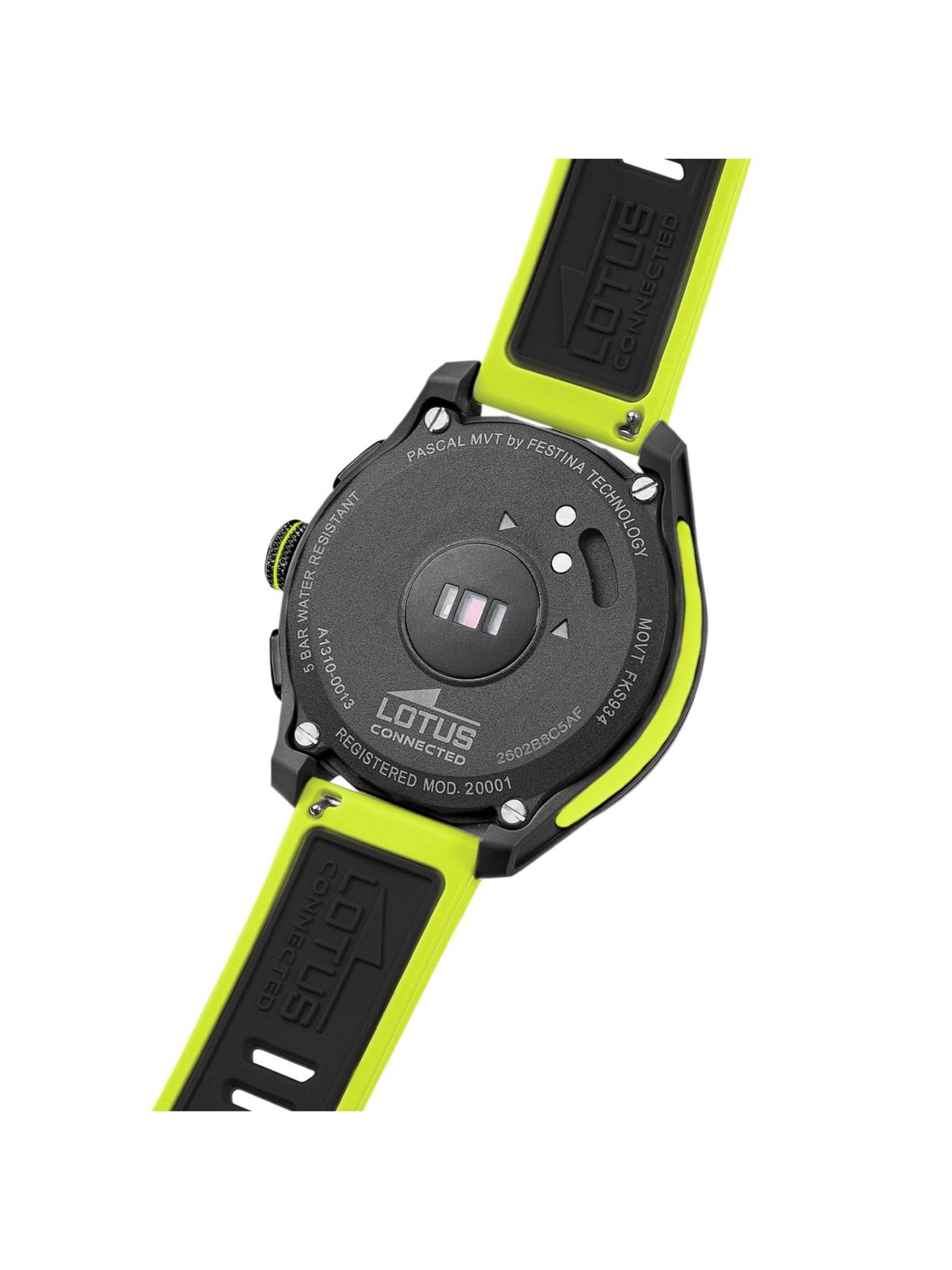 Montre digitale Lotus en vert