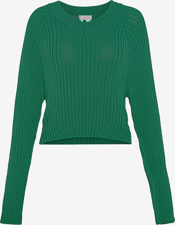 Pull-over Libbi en vert : devant