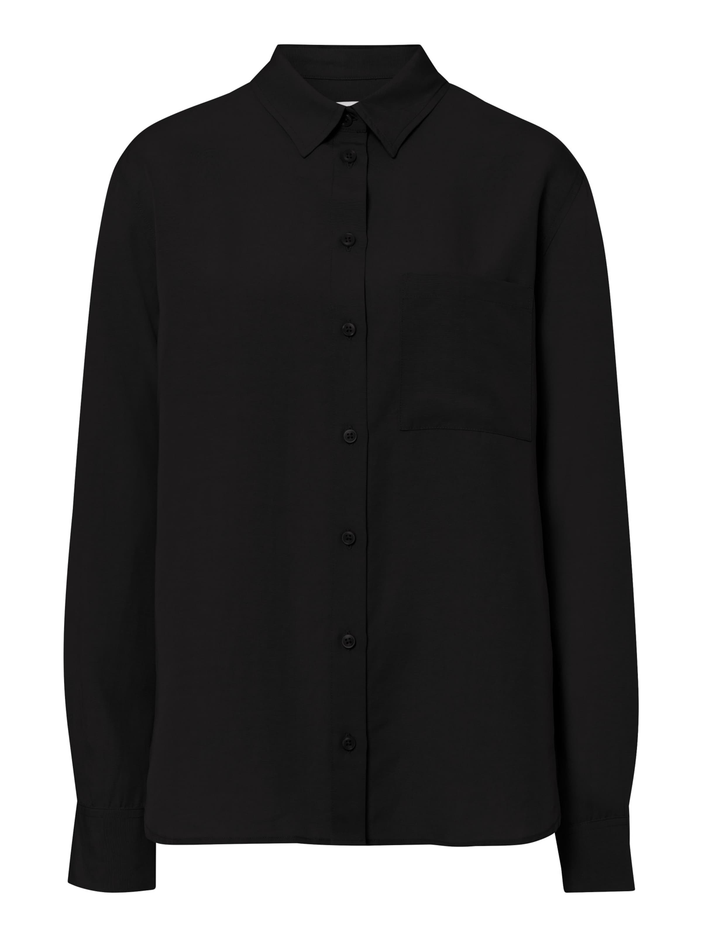 Chemisier 'HATTIE' Les Lunes en noir : devant