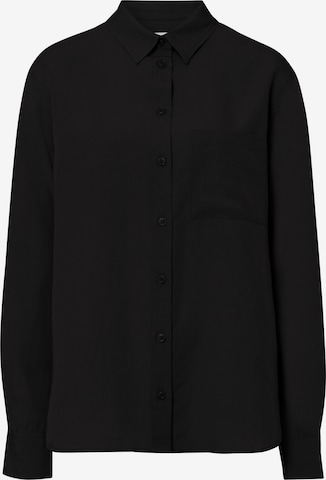 Chemisier 'HATTIE' Les Lunes en noir : devant