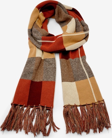Sidegren Scarf 'Hiems' in Orange: front