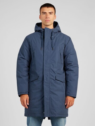 Derbe Between-seasons parka 'Valholm' in Blue: front