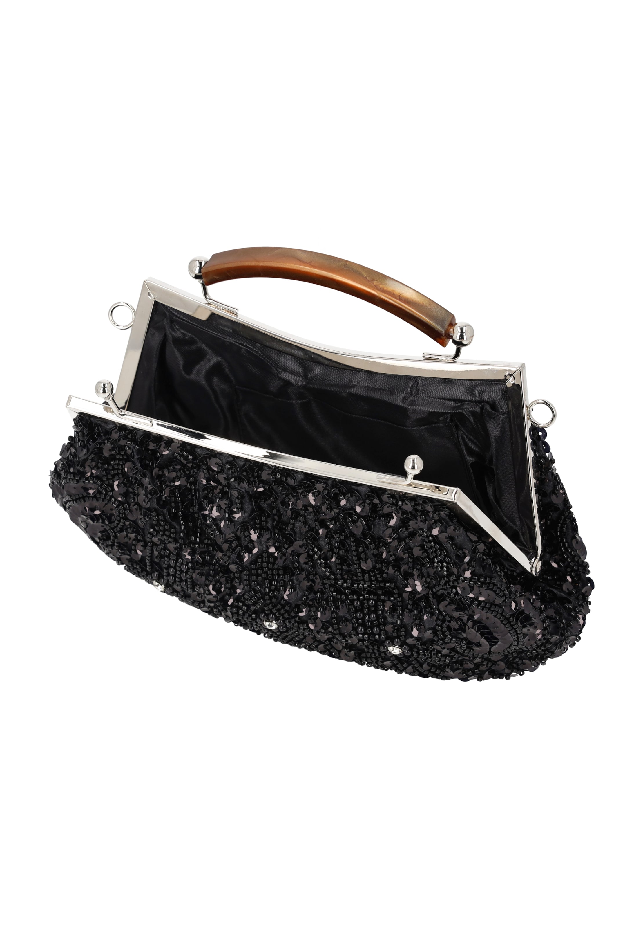 Usha Clutch in Zwart