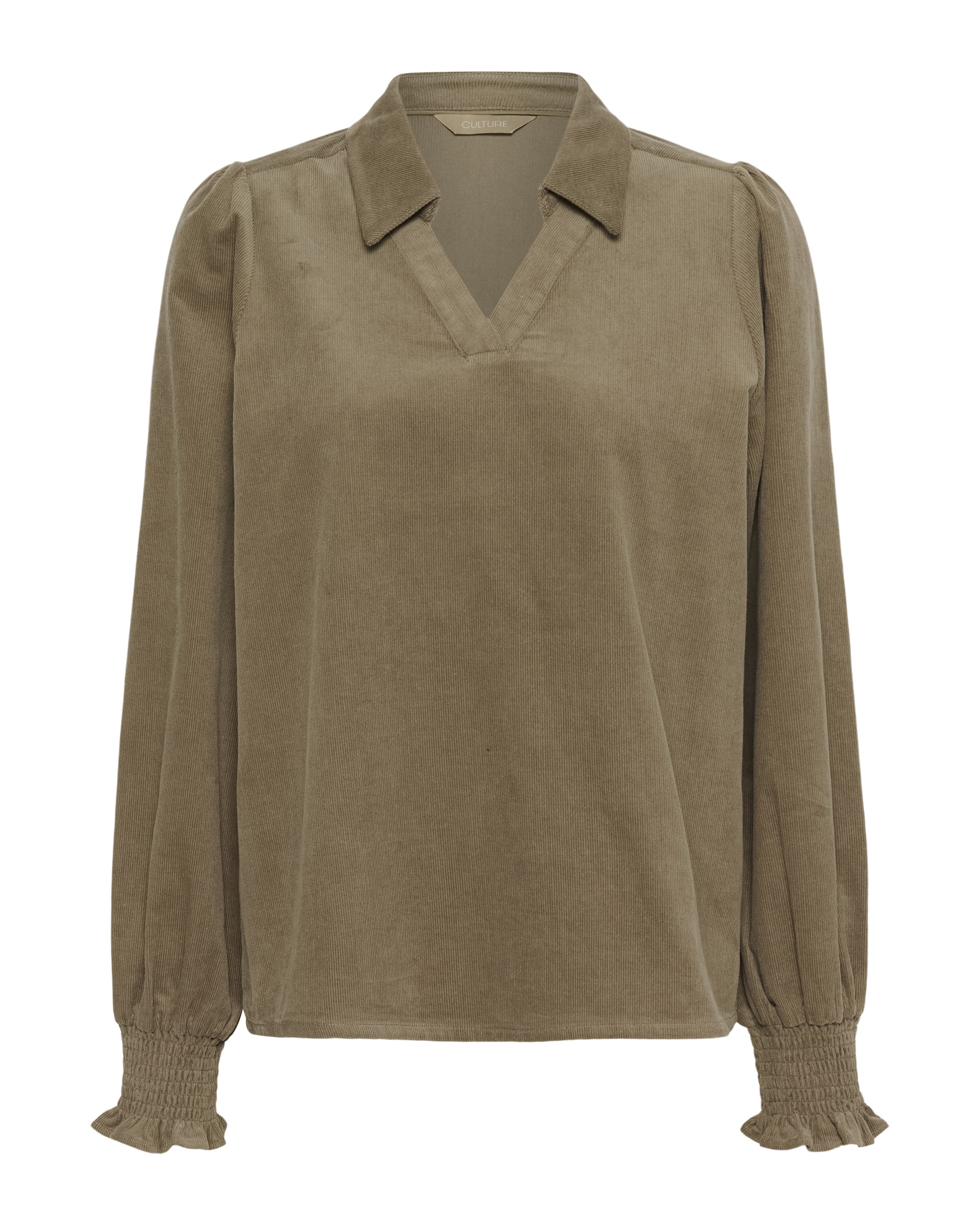 CULTURE Bluse 'Rhaena' i brun, Produktvisning