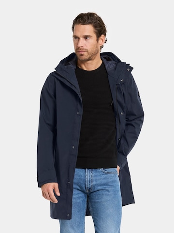 Didriksons Between-Seasons Parka 'George' in Blue: front