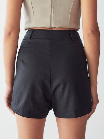 BWLDR Regular Broek 'LEVINE' in Zwart: terug