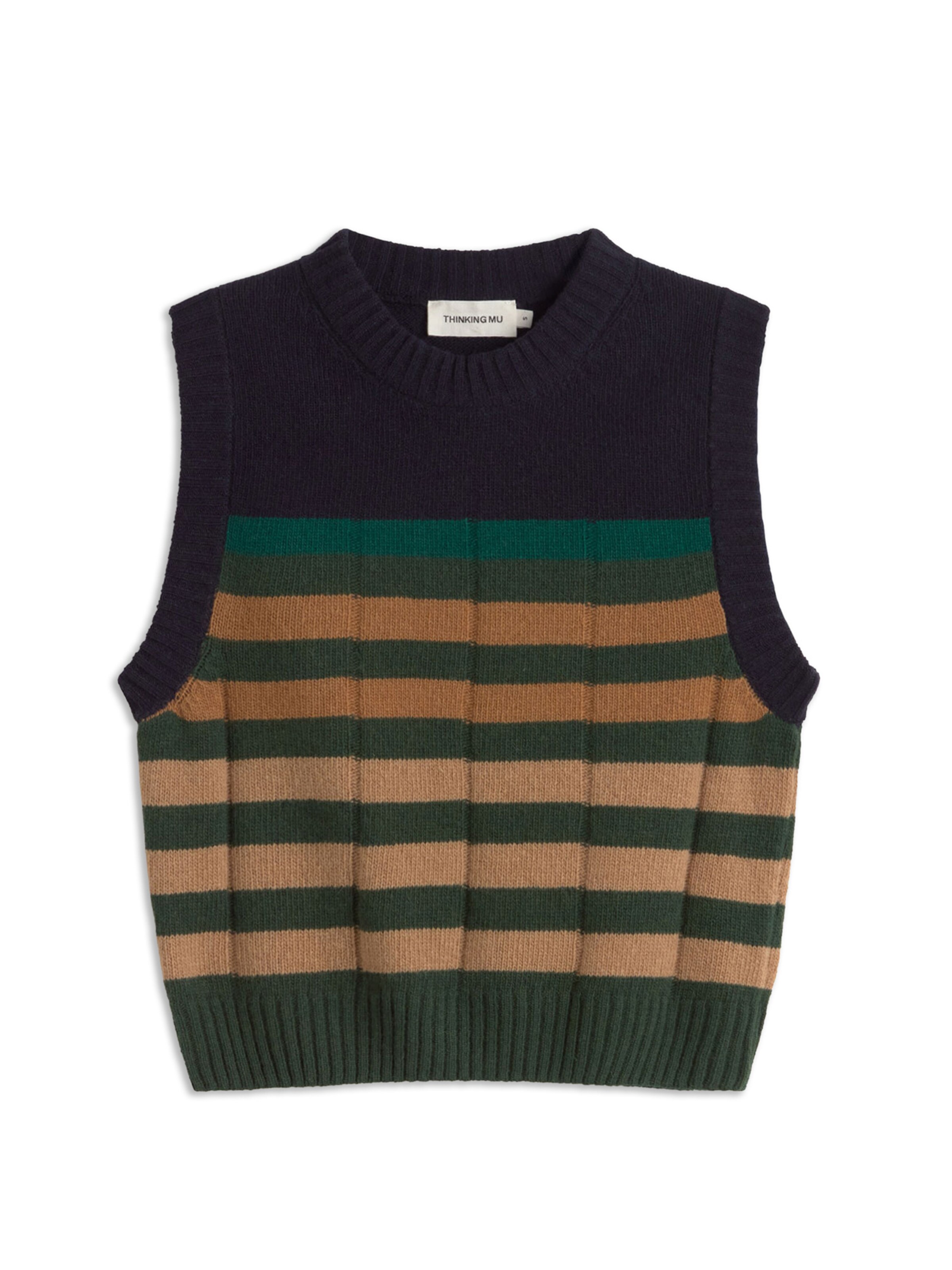 Thinking MU Свитер 'Sherry' в Зеленый: спереди