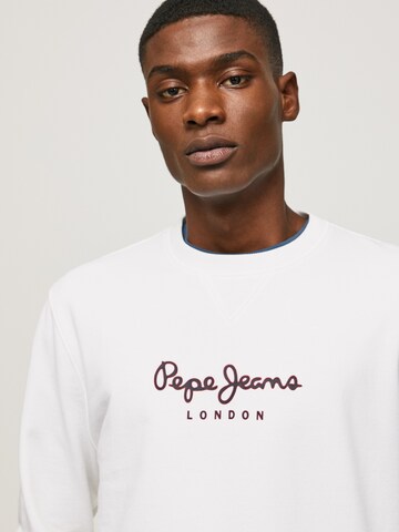 Pepe Jeans Sweatshirt 'Edward' in Weiß