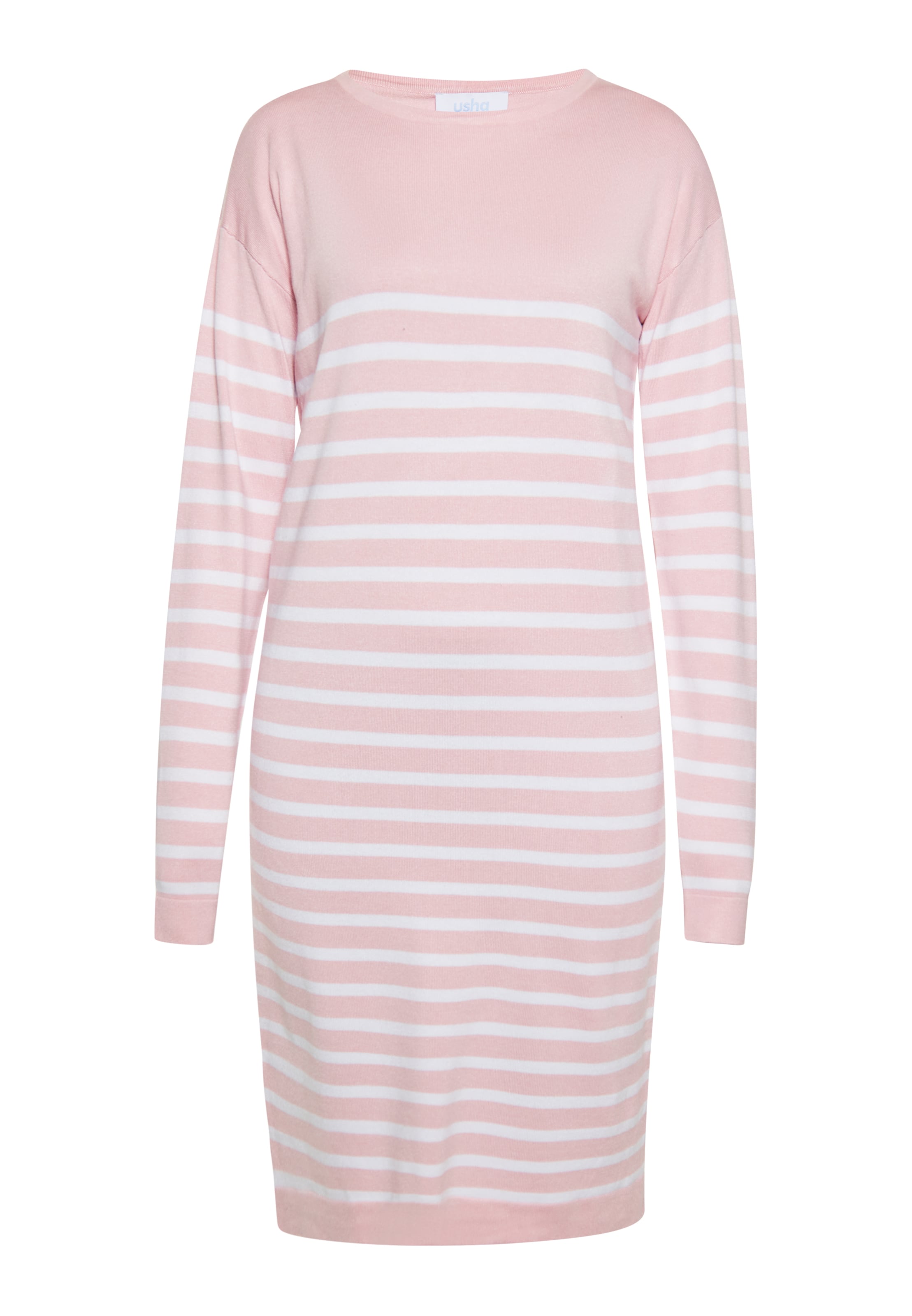 usha BLUE LABEL Πλεκτό φόρεμα σε ροζ: μπροστά