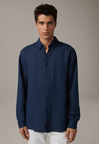 STRELLSON Regular fit Button Up Shirt in Blue
