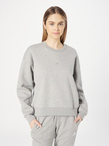 pilka ADIDAS SPORTSWEAR Sportinio tipo megztinis 'All Szn Fleece': priekis