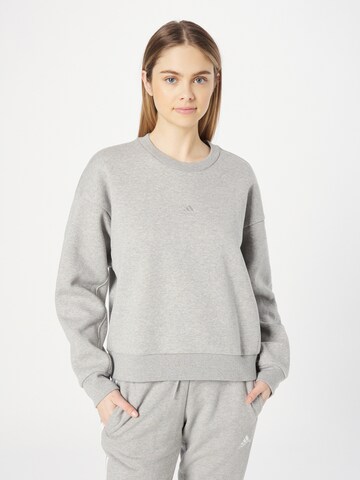 ADIDAS SPORTSWEAR Sport szabadidős felsők 'All Szn Fleece' - szürke: elől