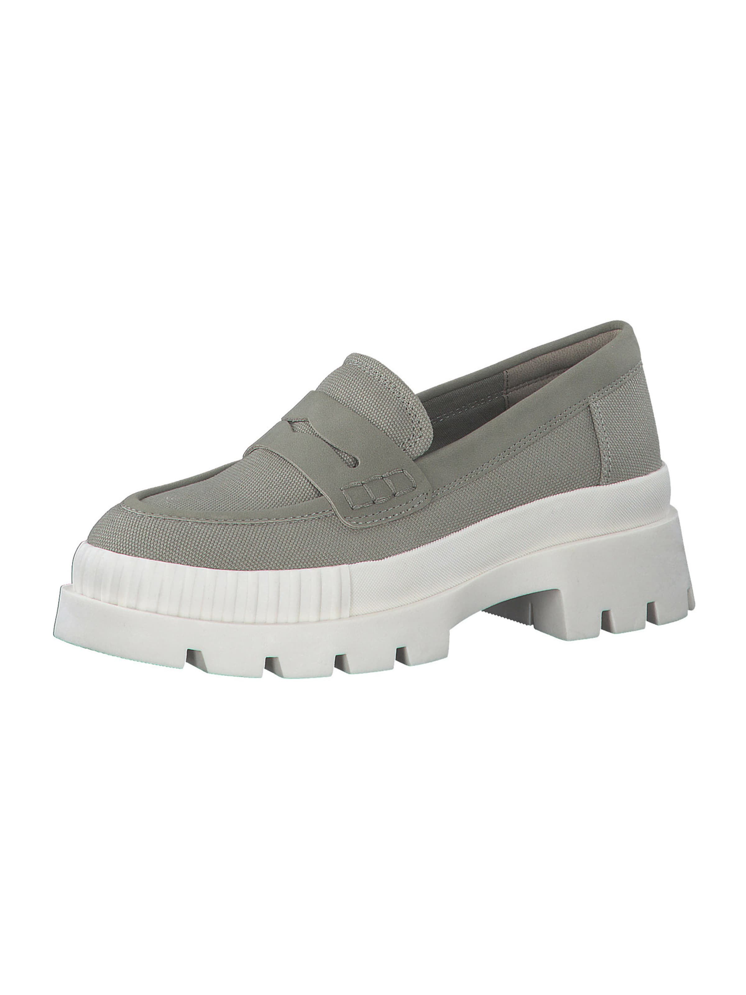 Tamaris Slip-ons in Green: front