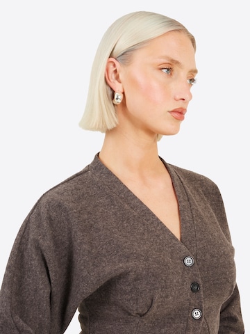 BRAVE SOUL Gebreid vest in Grijs