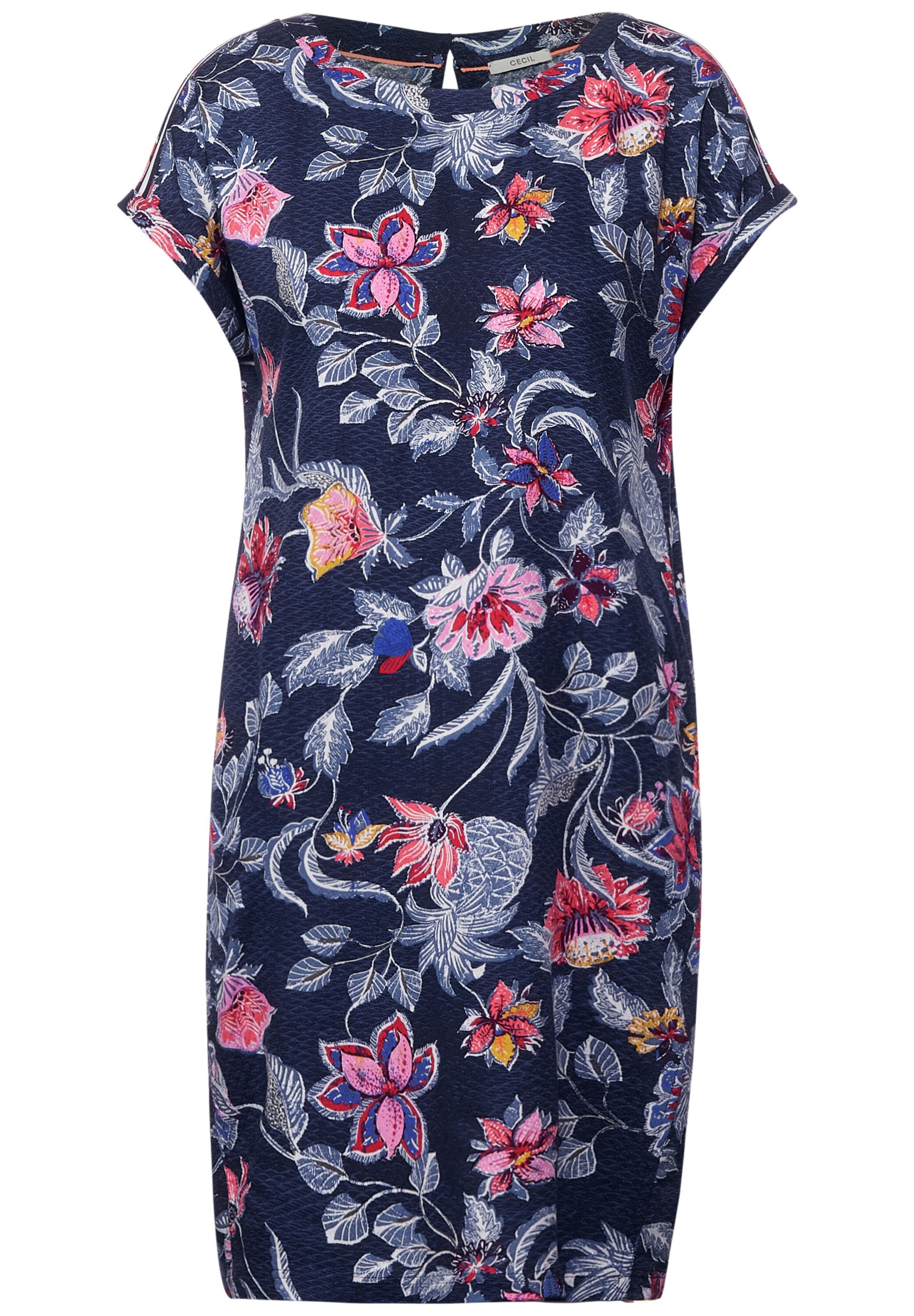 Frauen Große Größen CECIL Kleid in Dunkelblau - SK36755 Frauen Große Größen CECIL Kleid in Dunkelblau - SK36755